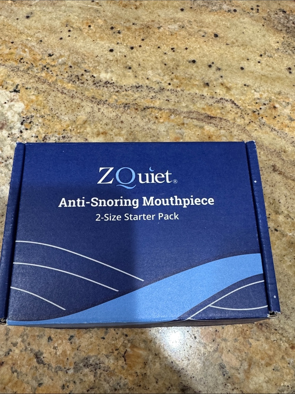 ZQuiet Anti-Snoring Mouthpiece Starter Pack - Navy Blue